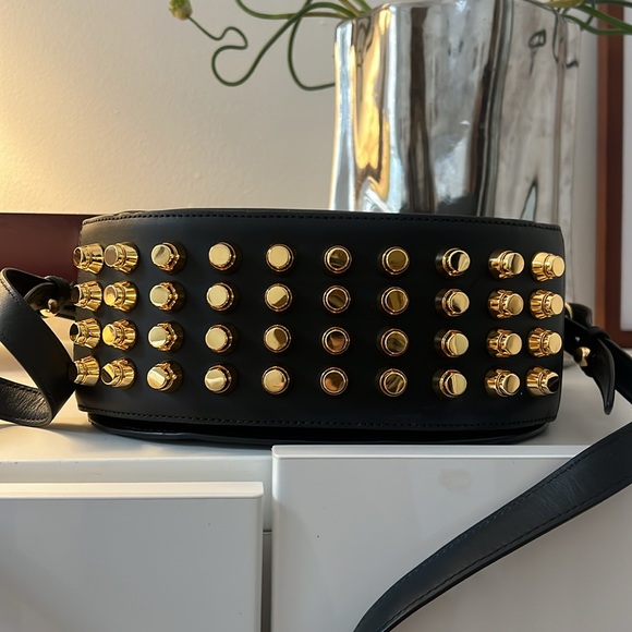 Alexander Wang black bag with gold studded details - Picture 4 of 7
